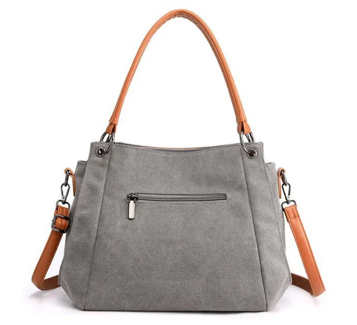 Harper Canvas Shoulder Bag detail 4
