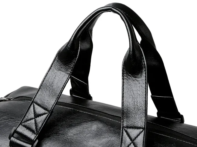 Feisha PU Leather Waterproof Fitness Travel Duffle Bag detail 7