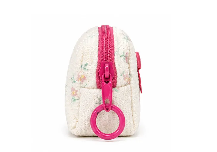 Floral Bow Mini Makeup Bag detail 2