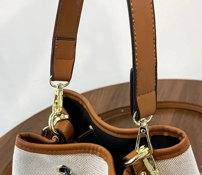 Contrast Color Bucket Bag detail 9