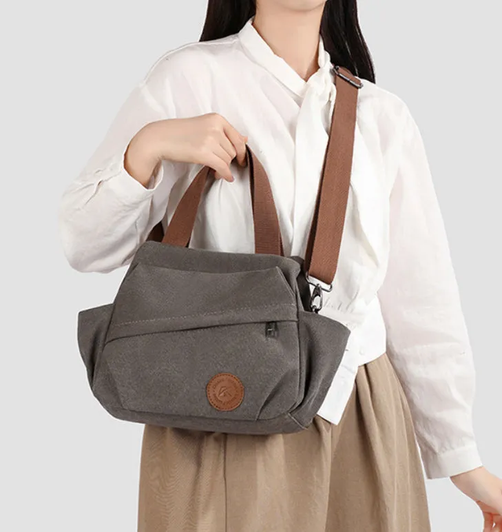 Harper Canvas Shoulder Bag detail 7