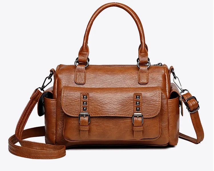 Retro Large Capacity  Shoulder Crossbody Bag detail 1