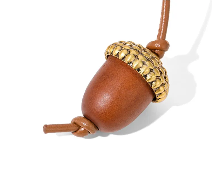 Autumn Hazelnut Luxe Bag Charm detail 4