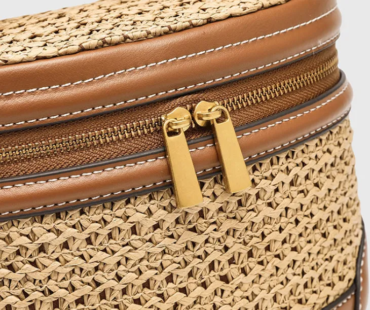 Cove Textured Canvas Mini Bucket Bag detail 7