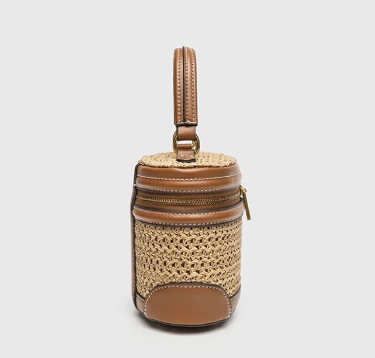 Cove Textured Canvas Mini Bucket Bag detail 3