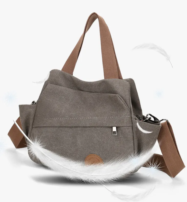 Harper Canvas Shoulder Bag detail 8