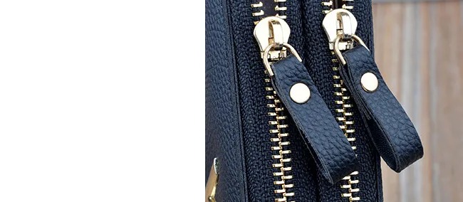 Dual Zip Elegance Wallet detail 11