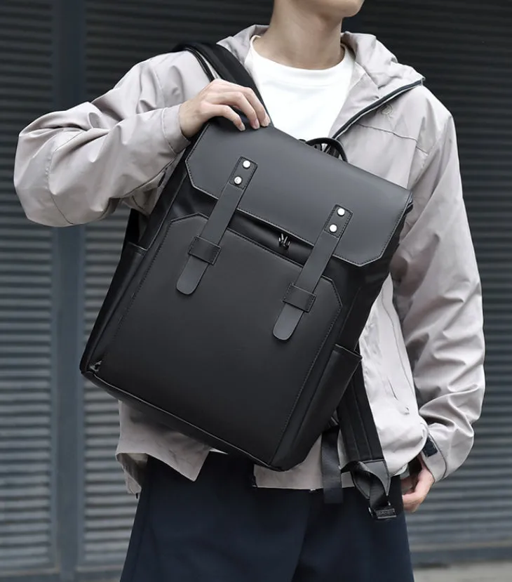 Noir Executive Business Backpack detail 13