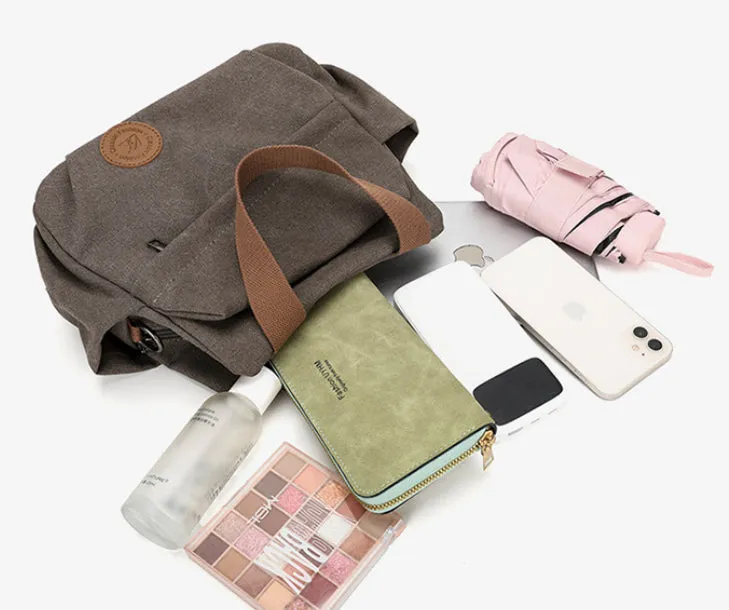 Harper Canvas Shoulder Bag detail 15