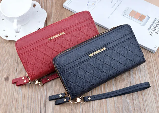 Dual Zip Elegance Wallet detail 13