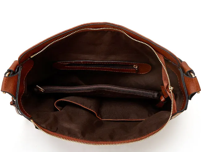 European Retro Shoulder Crossbody Tote Bag detail 17