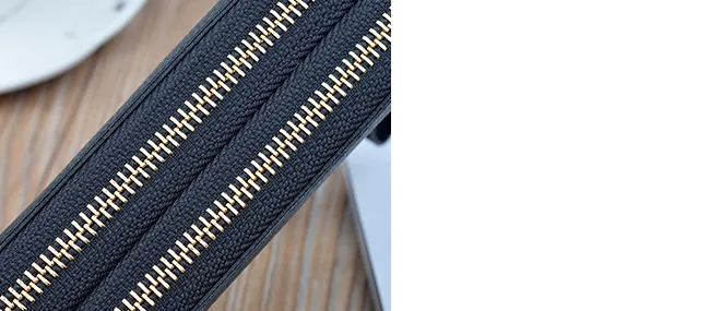 Dual Zip Elegance Wallet detail 10