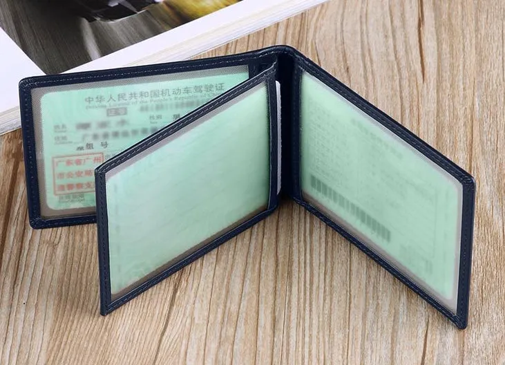 Genuine Leather Slim Card Holder Wallet detail 10