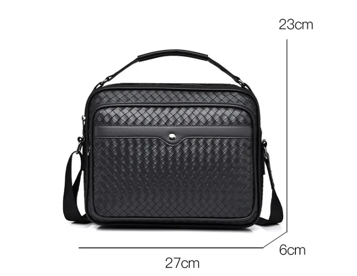 Elite Weave Men’s Multi-Function Crossbody Bag detail 12
