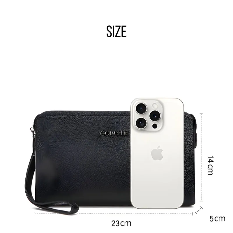 Men’s Anti Theft Biometric Fingerprint Lock Leather Wallet detail 18