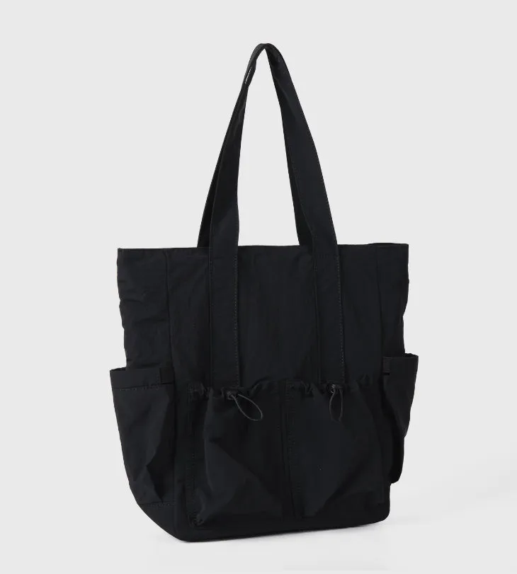 Color Block Multi Pocket Tote Bag detail 3