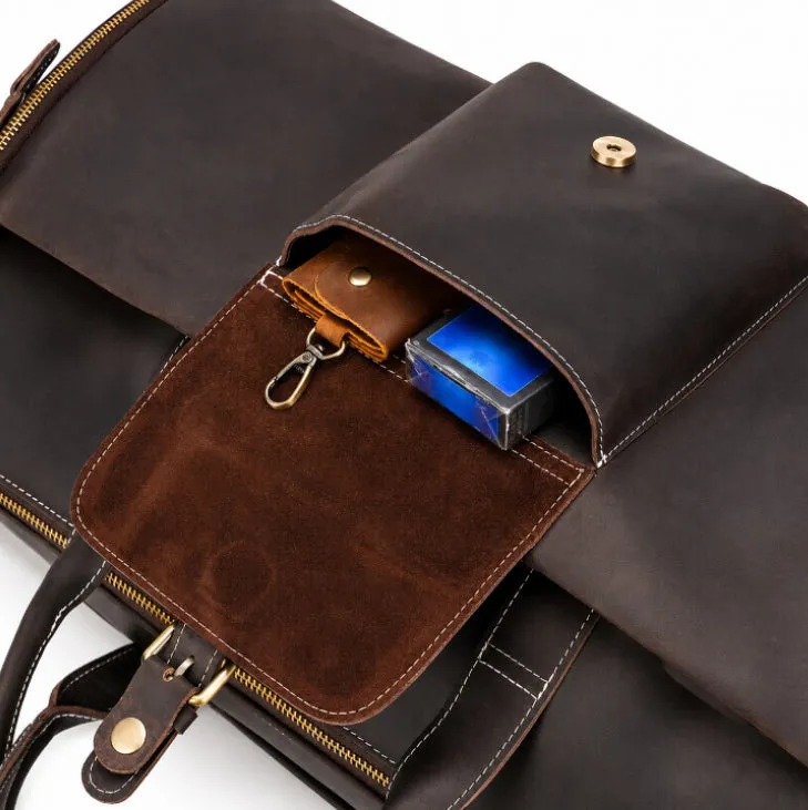 Heritage Voyager Leather Duffle Bag detail 8