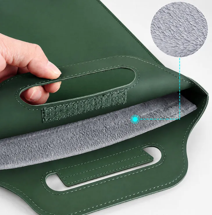 Leather Laptop Sleeve Desk Mat detail 6