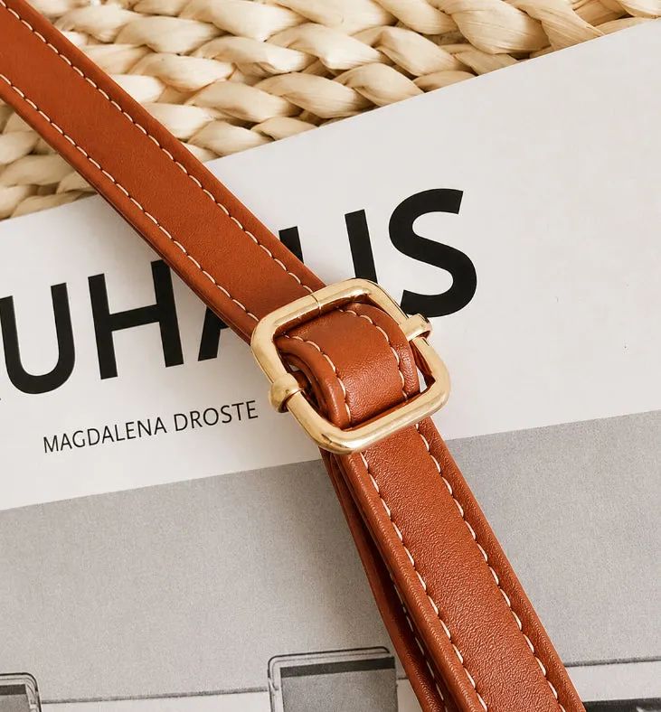 Marbella Woven Handbag detail 6