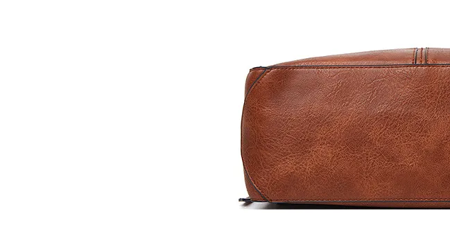 European Retro Shoulder Crossbody Tote Bag detail 9