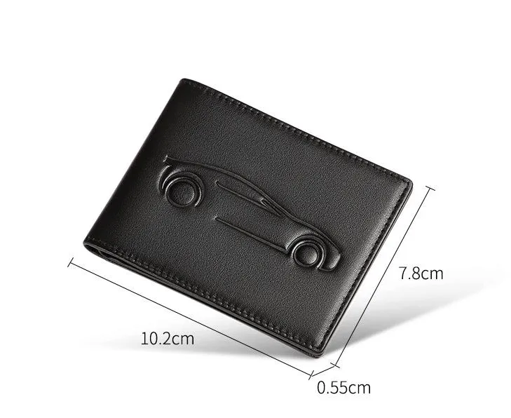 Genuine Leather Slim Card Holder Wallet detail 11