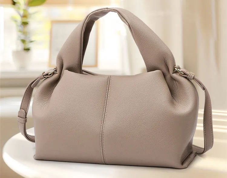French Style PU Leather Dumpling Messenger Bag detail 21