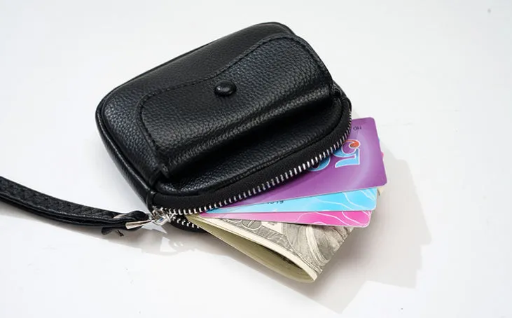 Green Mini Wrist Coin Purse detail 8