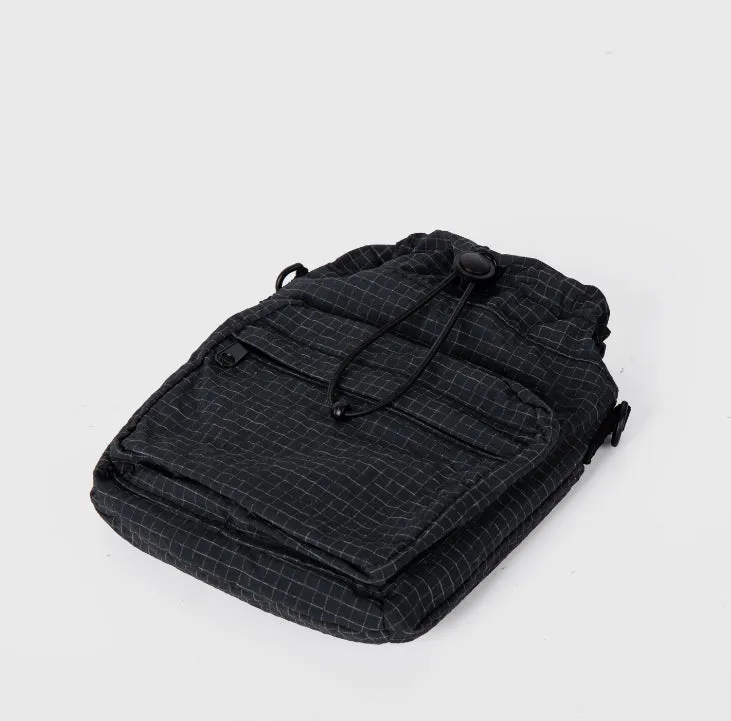 Urban Grid Nylon Crossbody Bag detail 3