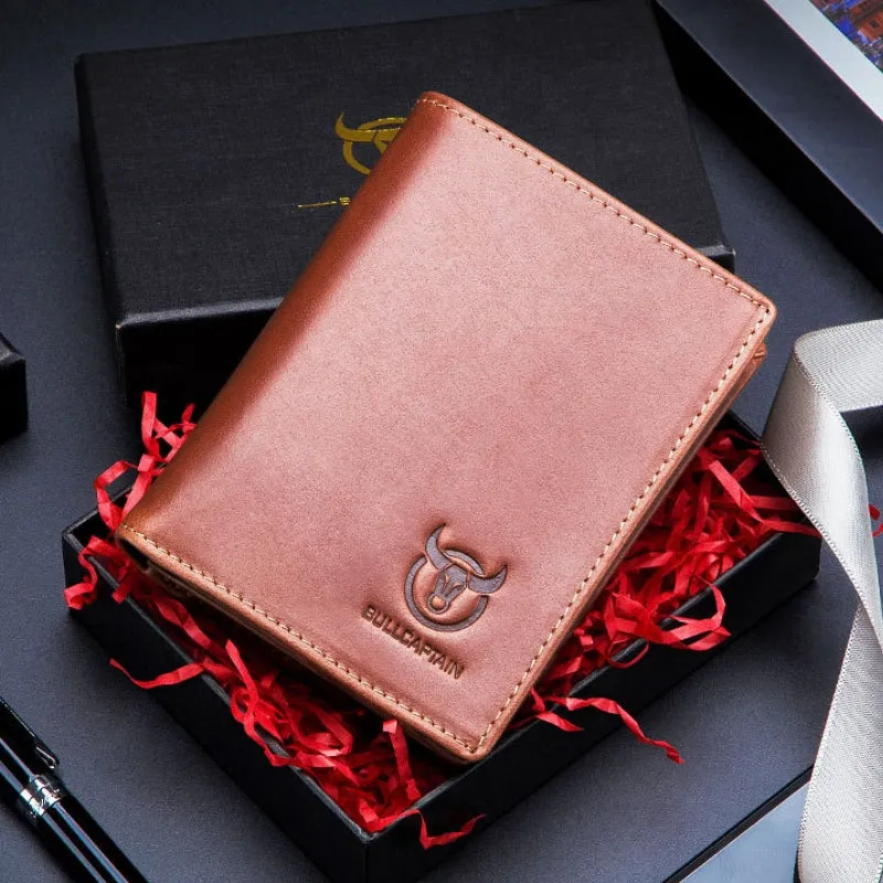 Men's Genuine Leather Top Cowhide Photo Layer Wallet detail 13