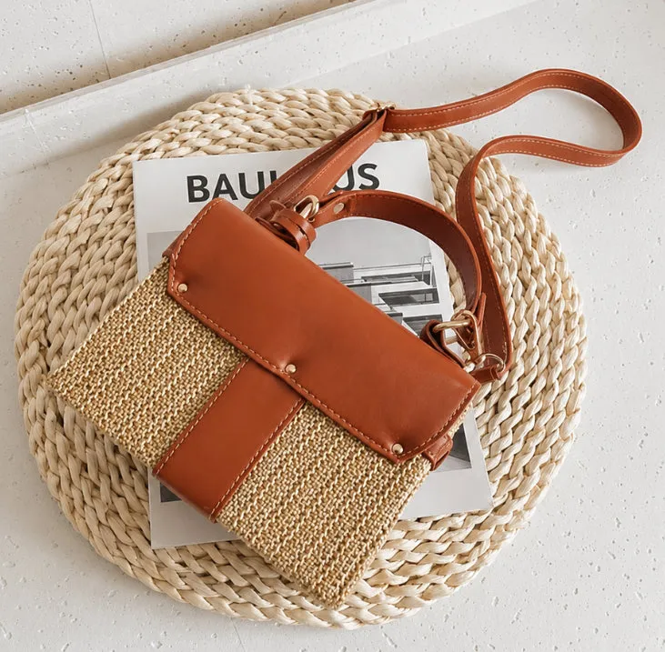 Marbella Woven Handbag detail 4