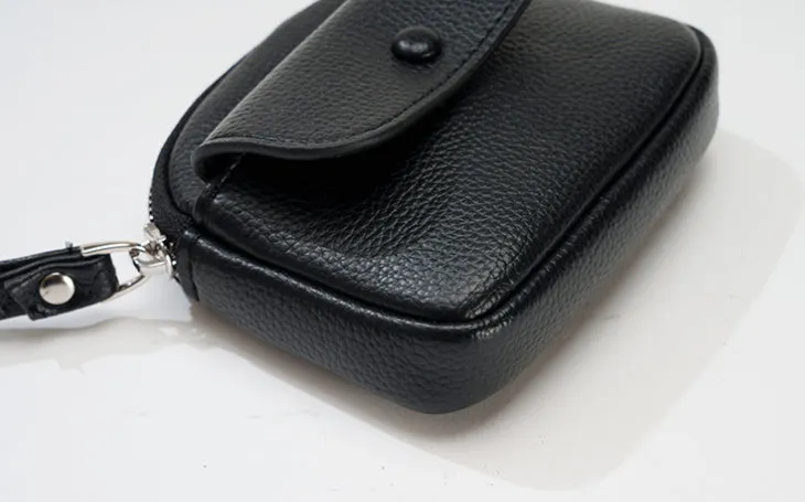 Green Mini Wrist Coin Purse detail 3