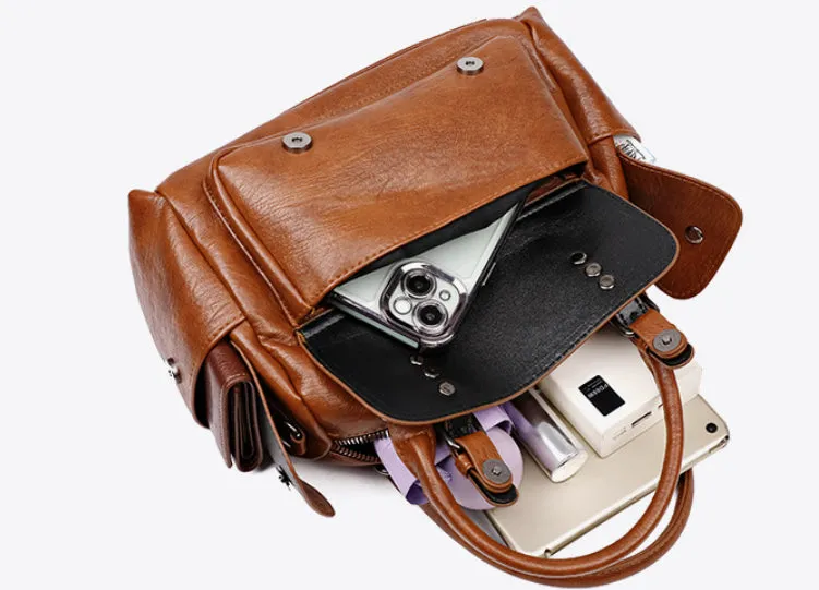 Retro Large Capacity  Shoulder Crossbody Bag detail 18