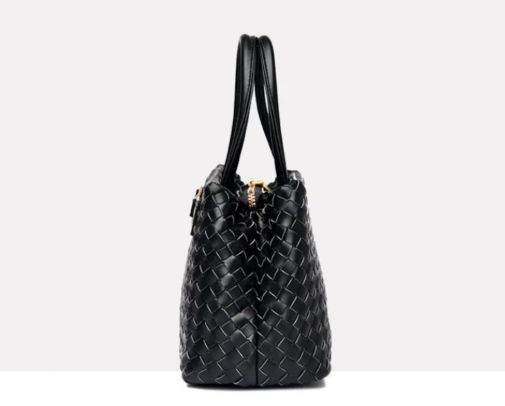 Brielle Woven Handbag detail 3