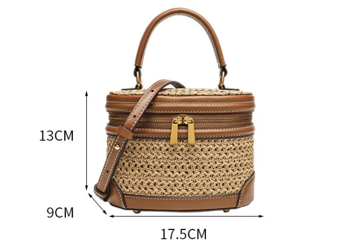Cove Textured Canvas Mini Bucket Bag detail 11