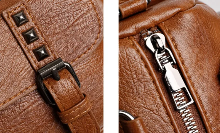 Retro Large Capacity  Shoulder Crossbody Bag detail 10