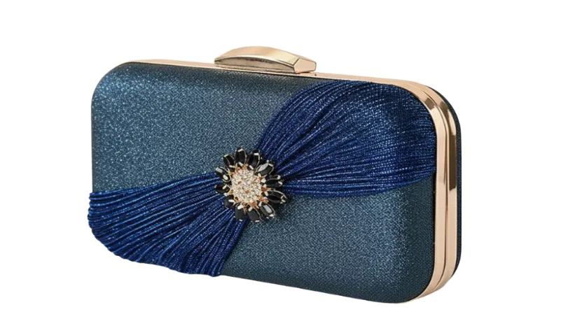 Glimmer Blossom Evening Clutch Bag detail 2