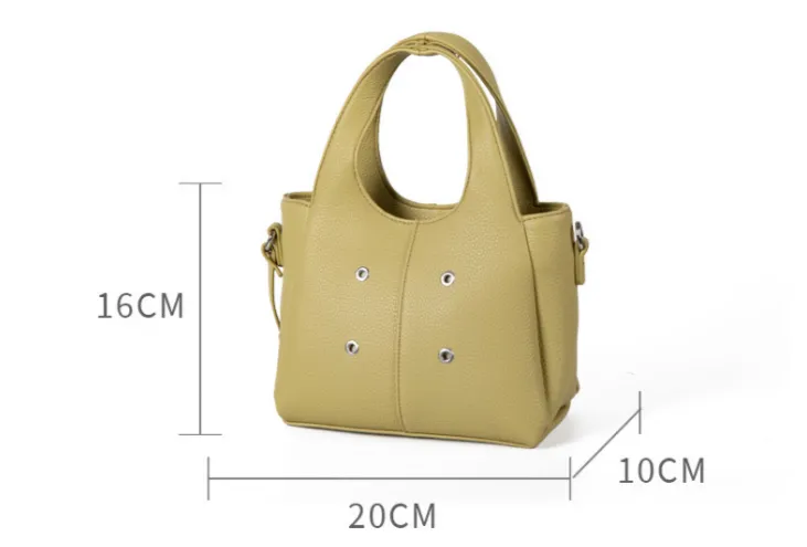Mira Minimal Structured Handbag detail 10