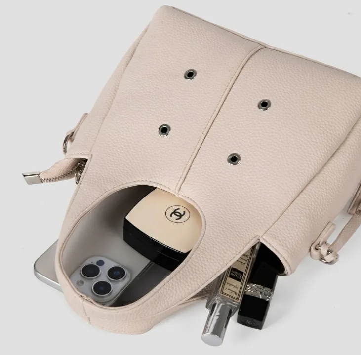 Mira Minimal Structured Handbag detail 9