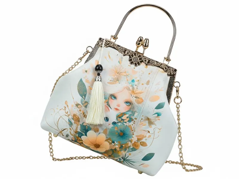 Ethereal Blossom Clutch Bag detail 3