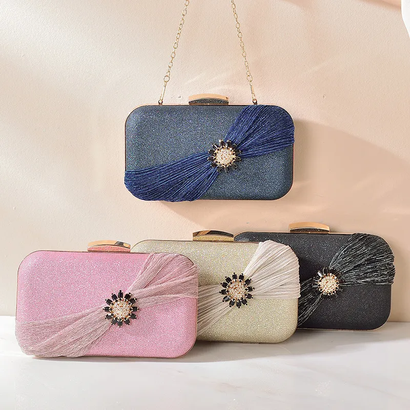 Glimmer Blossom Evening Clutch Bag detail 11