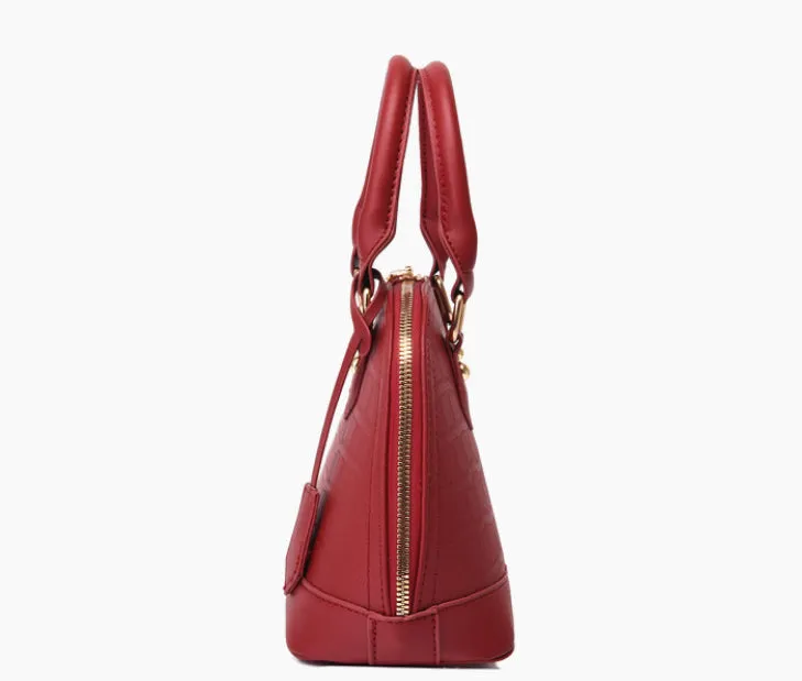 Crocodile Texture Classic Handbag detail 2