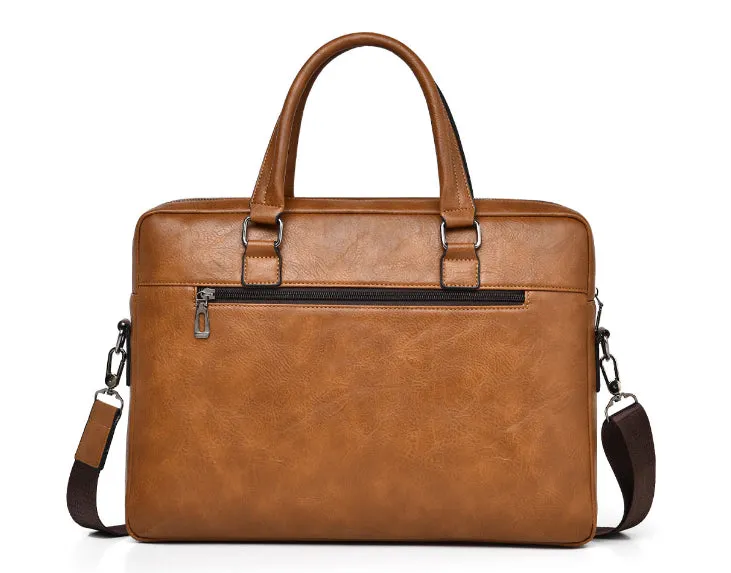 Classic Retro Business Laptop Bag detail 4