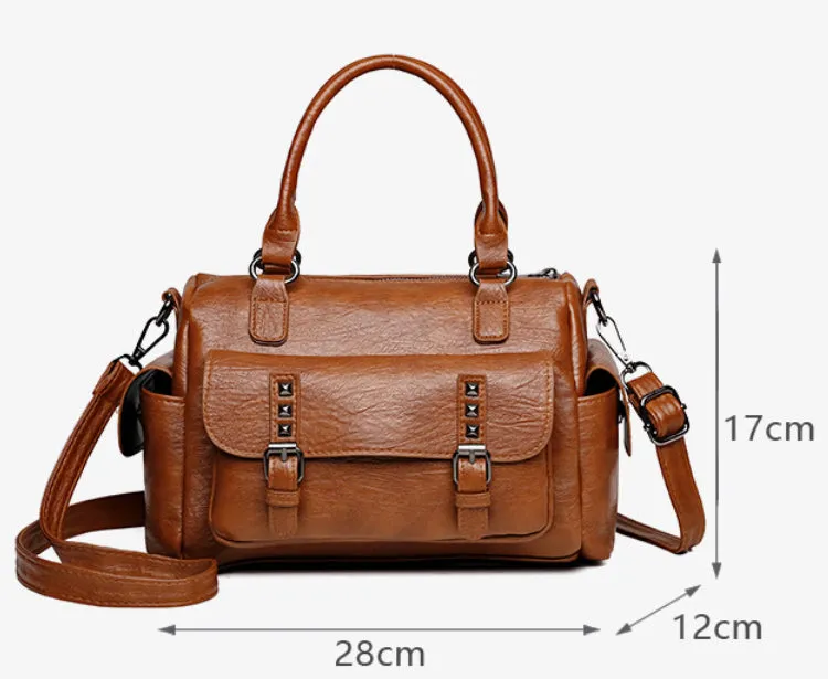 Retro Large Capacity  Shoulder Crossbody Bag detail 19
