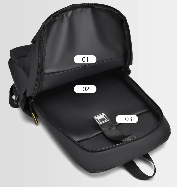 Fashion Large Capacity Polyester Business Travel Backpack detail 14