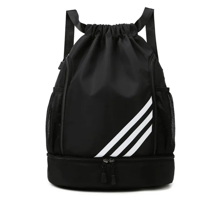 Large Capacity Men's Oxford Cloth Basketball Drawstring Bag detail 1