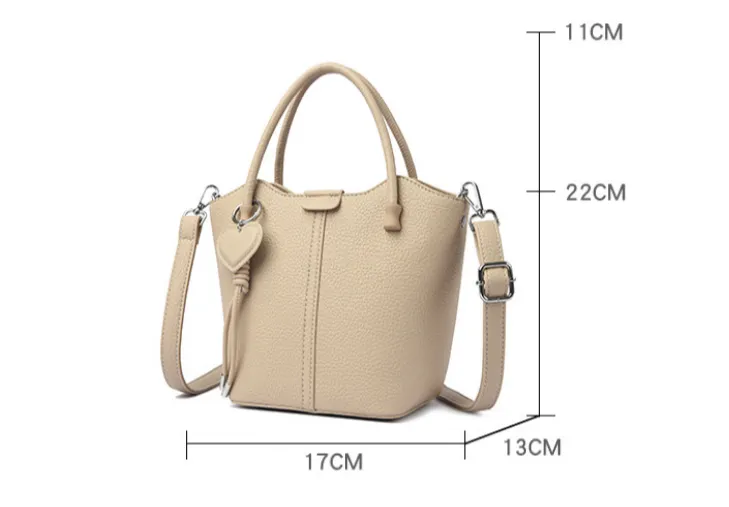 Vintage Charm Premium Bucket Bag detail 11