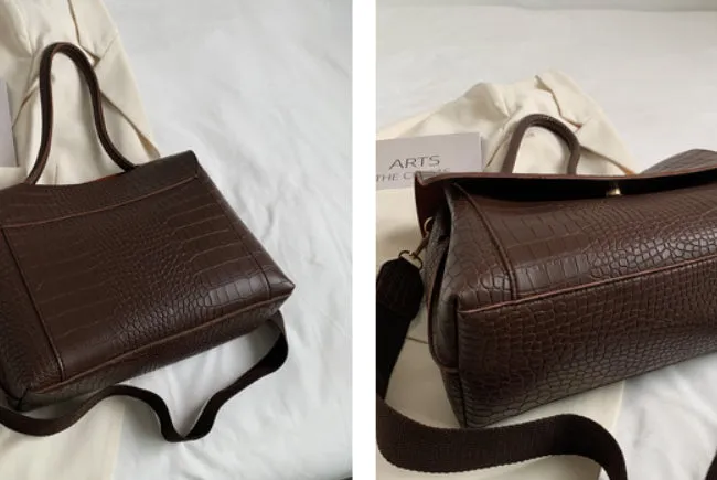 Wide-Band  Commuter Shoulder Tote Bag detail 11