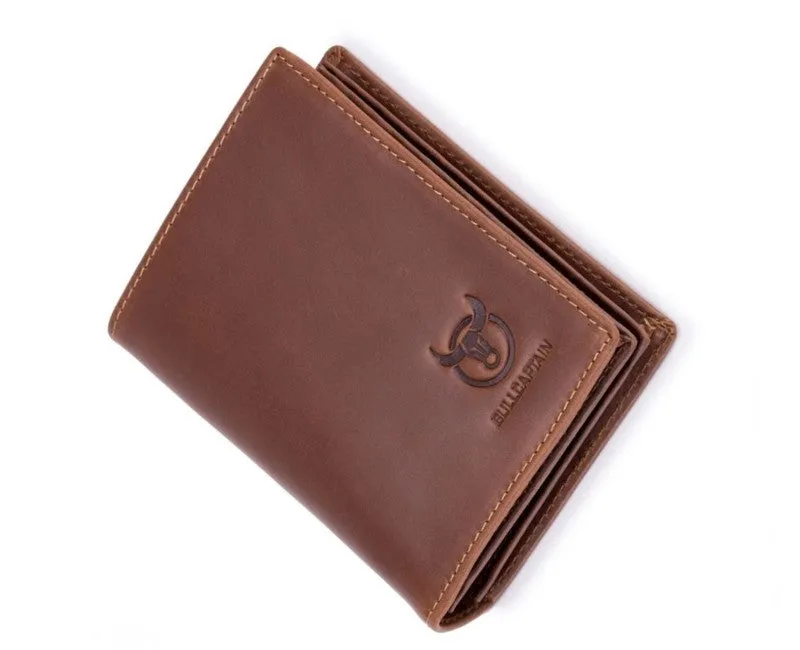 Men's Genuine Leather Top Cowhide Photo Layer Wallet detail 3
