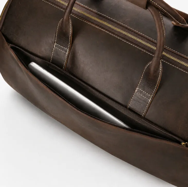 Heritage Voyager Leather Duffle Bag detail 7
