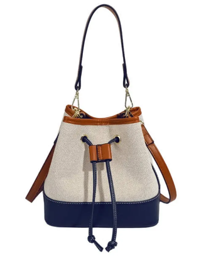 Contrast Color Bucket Bag detail 1